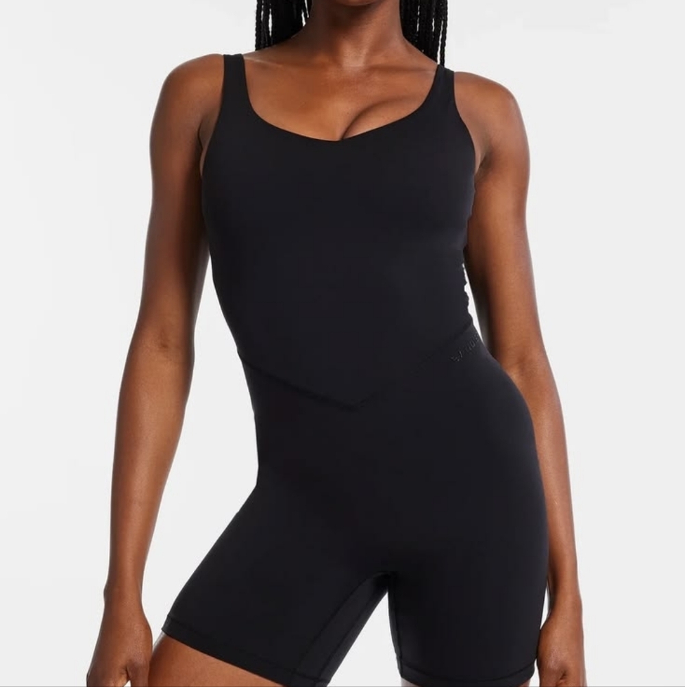NWT Bandier Soleil Short Catsuit - Sleek Support